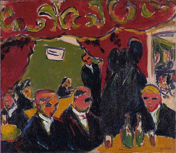 Ernst Ludwig Kirchner Tavern, Spain oil painting art